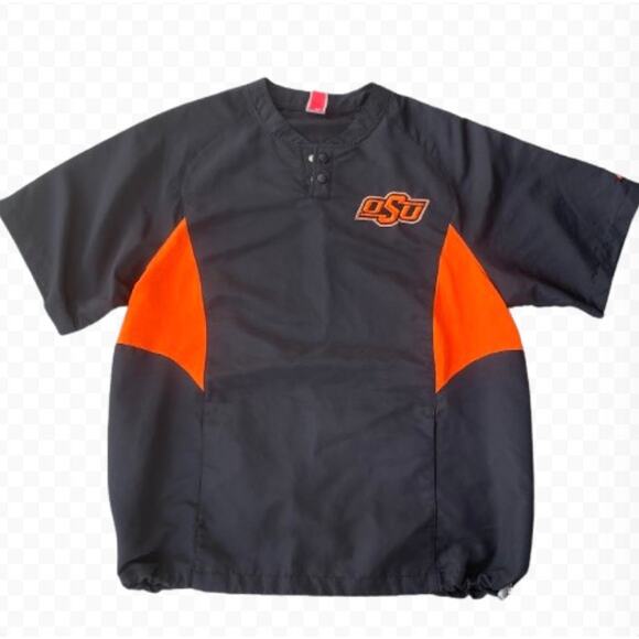 Vintage Nike Team Oklahoma State Cowboys Pullover Windbreaker Men's‎ Jacket - Picture 1 of 10